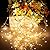Ariceleo Led Fairy Lights Battery Operated, 2 Packs Mini Battery Powered Copper Wire Starry Fairy Lights for Bedroom, Christmas, Parties, Wedding, Centerpiece, Decoration (5m/16ft Warm White)