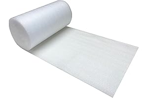 UBOXES Foam Wrap Roll 12" Wide, Perfect for Dish Foam Packing!