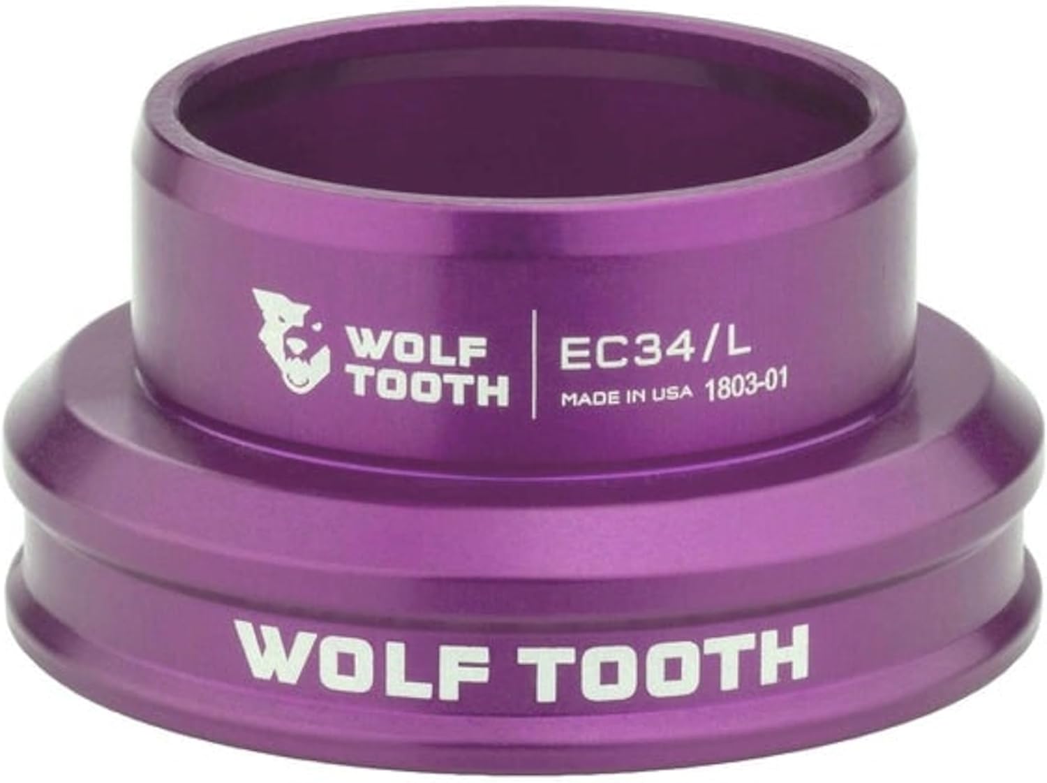 WOLFTOOTH Lower Headset EC34/30 Premium Lower Headset Ultraviolet Purple