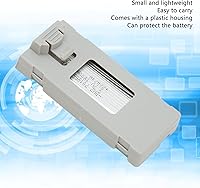 Vista 4 de VBESTLIFE Batería RC Dron, 3.7V RC Drone Batería de repuesto compatible con E88 E88MAX E525 E99 K3 RC UAV, 1800 mAh (gris)