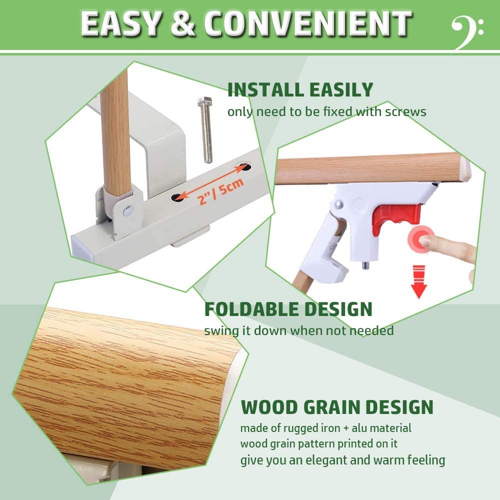 MYBOW Bed Rails for Elderly Adults Seniors Assist Bar Bed Railing Cane