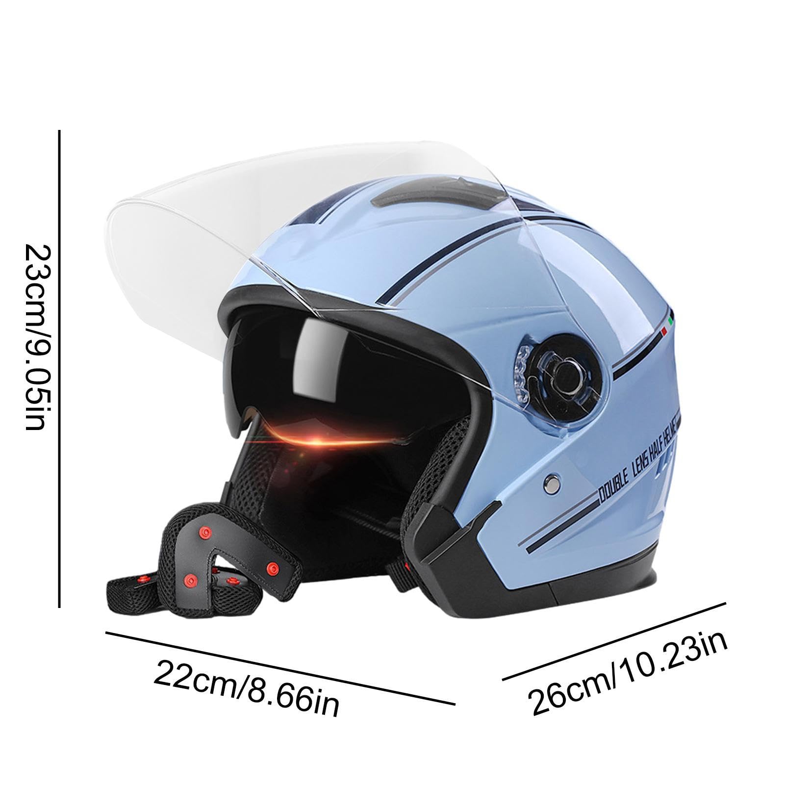 Kaski motocyklowe dla ? ?czyzn - Bezpieczne kaski rowerowe z podwójnym daszkiem i regulowanym paskiem z klamr? | Wygodne kaski rowerowe Mountain Road Akcesoria dla doros?ych m? ?czyzn i kobiet Retorno