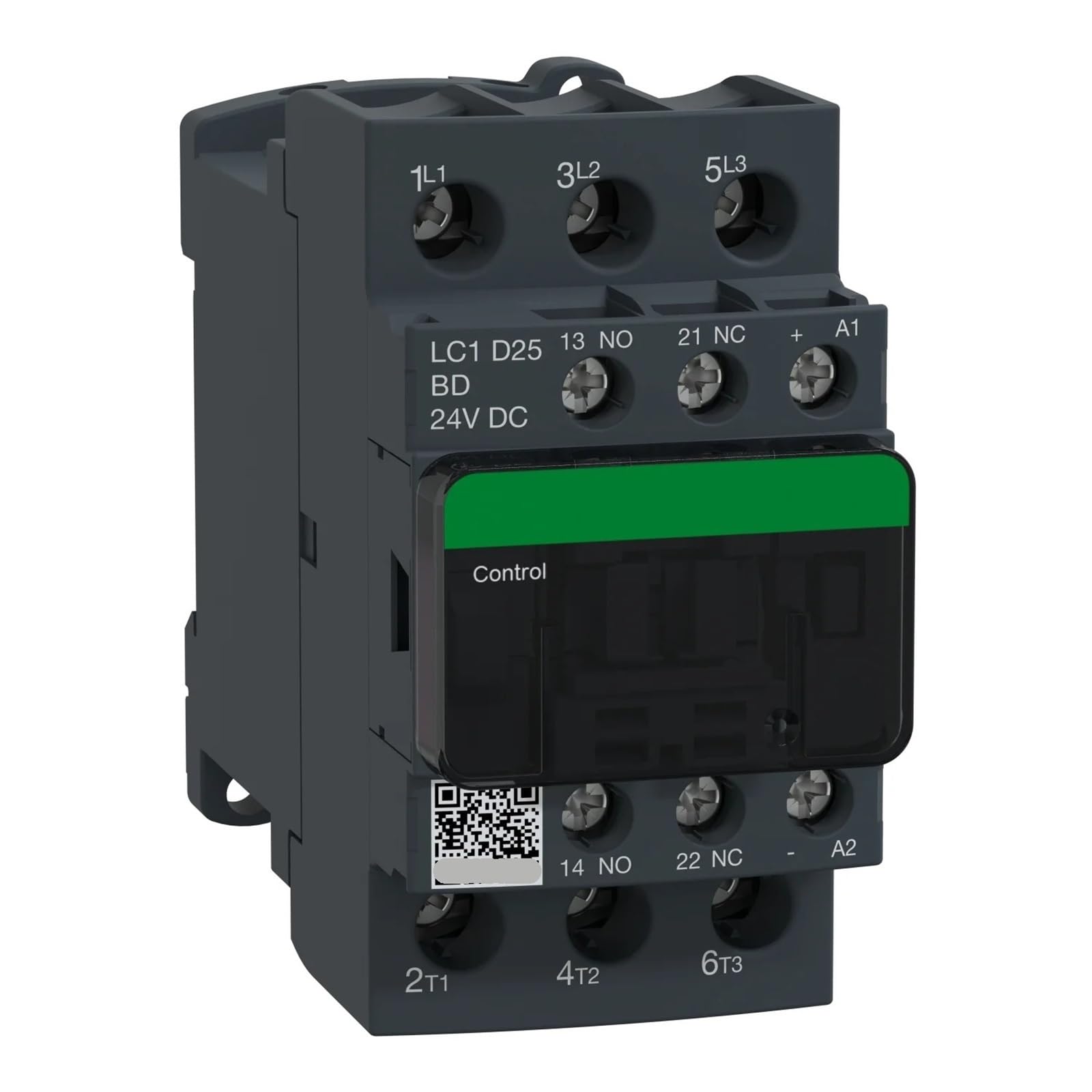 Contacteur LC1D25BD Schneider 3P AC-3 440V 25A bobine 24V CC pour automatisme industriel