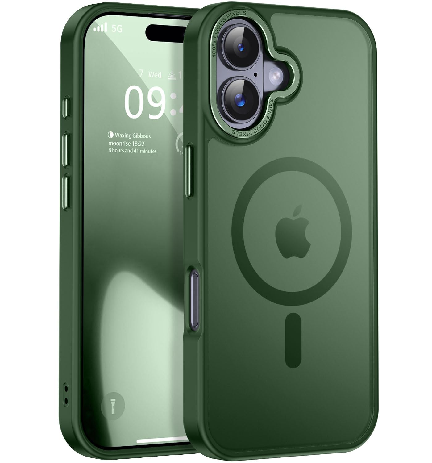 Newfuture Strong Magnetic Compatible with iPhone 17 Pro Case [13 FT Military Drop Protection] [Compatible with Magsafe] Slim Translucent Matte Shockproof with Anti-Fingerprint Phone Case, Tender Pink — view 48