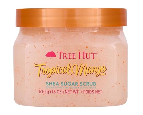 Tree Hut Tropical Mango Body Scrub, Exfoliating & Hydrating Sugar