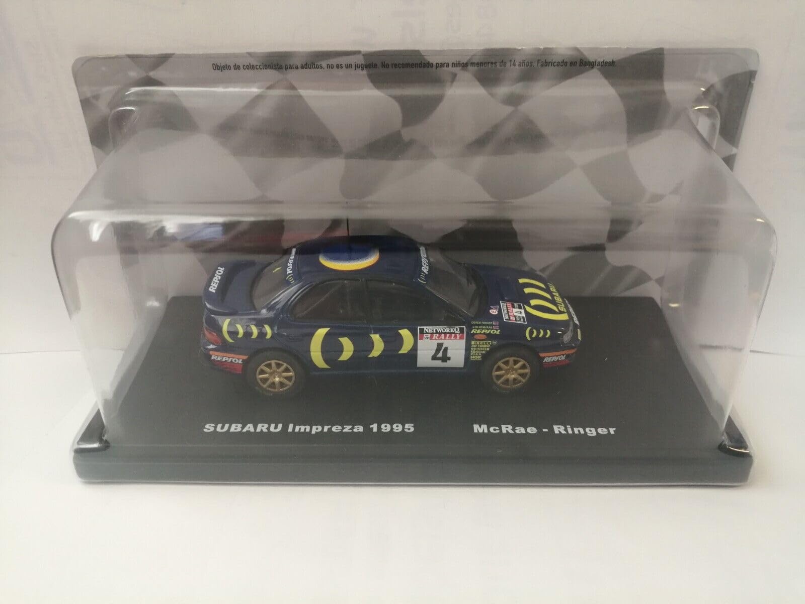 WRC Rally Collection 1:43 Scale Subaru Impreza 555 Colin McRae 1995 Car  Model Replica