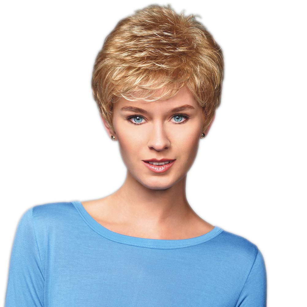 Henry Margu (Ruby - Synthetic Full Wig in 12H 12H (Golden Brown) / (Light Gold Blonde) Highlights