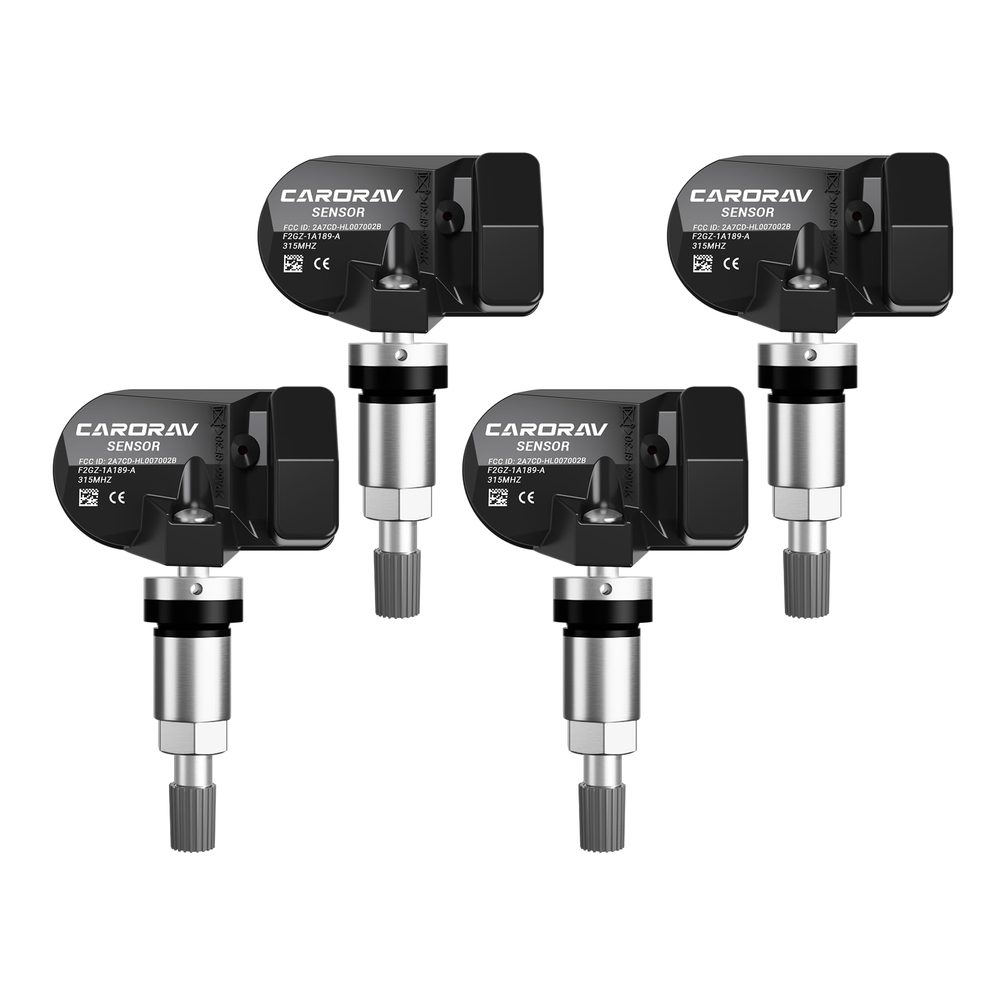 F2GT-1A180-AB TPMS Sensor Ford, Tire Pressure Monitoring System Sensor for Ford F150 F250 F350 Escape Fusion Mustang, Lincoln MKC MKX Replaces F2GZ1A189A GL3T1A180GA FR3V1A180AA 4-Pack