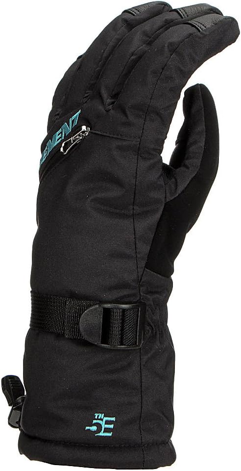 5th Element Stealth W Snow Ski, Snowboard and Winter Hiking Gloves with Stretch Waterproof Shell, Thinsulate Insulation for women, with Touchscreen Capabilities, Wrist Gaiter, and Sealed Zipper Pocket