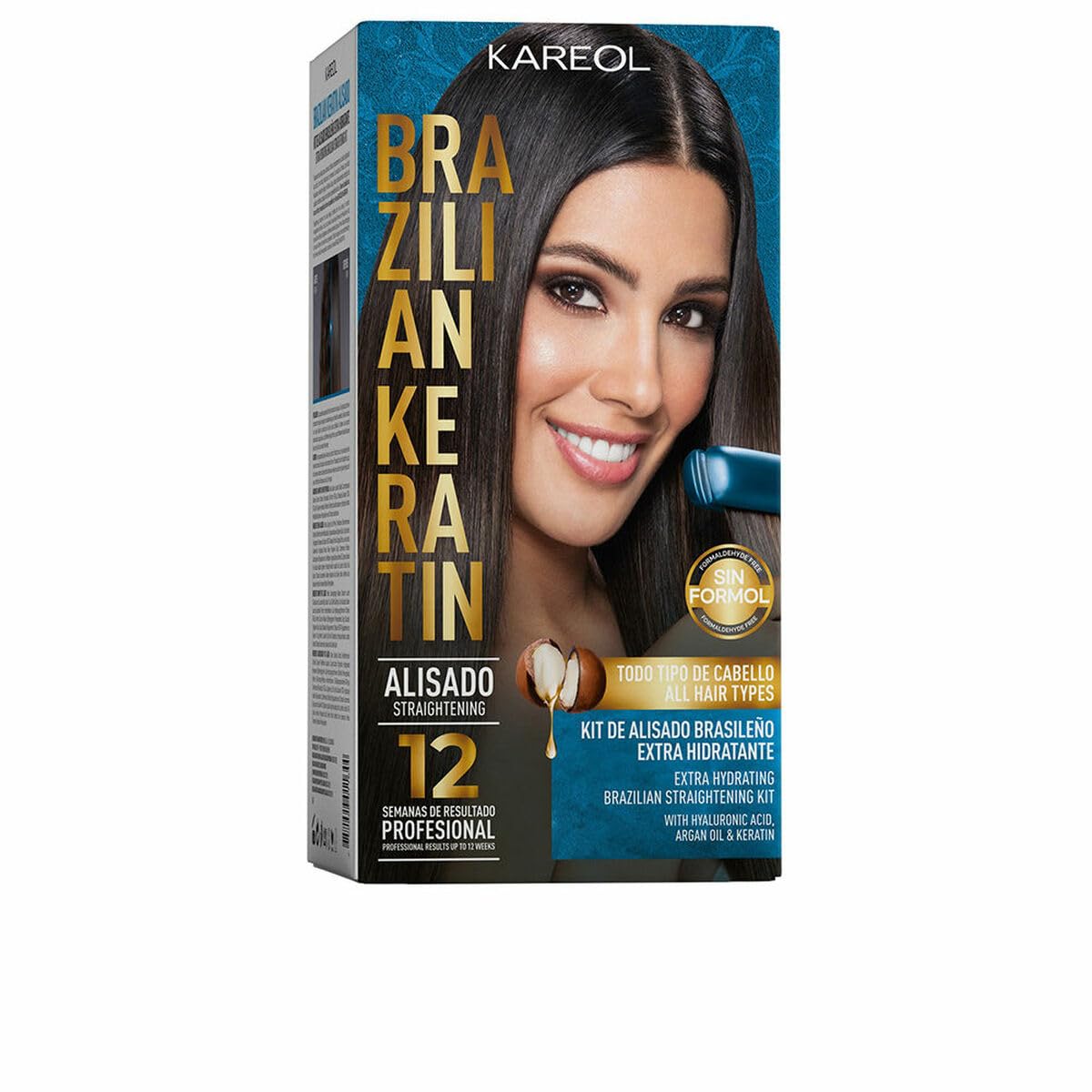 Brazilian Keratin Brasilianisches Haarstyling-Set, tiefer Feuchtigkeitsgehalt, 6-teilig