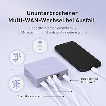 GL.iNet GL-MT5000 Brume 3 Wired VPN Security Gateway without Wi-Fi