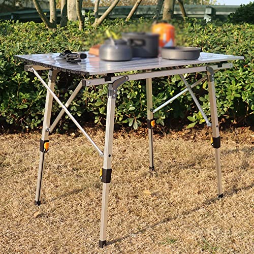 Table de camping pliante aluminium extérieur étanche longue 90cm