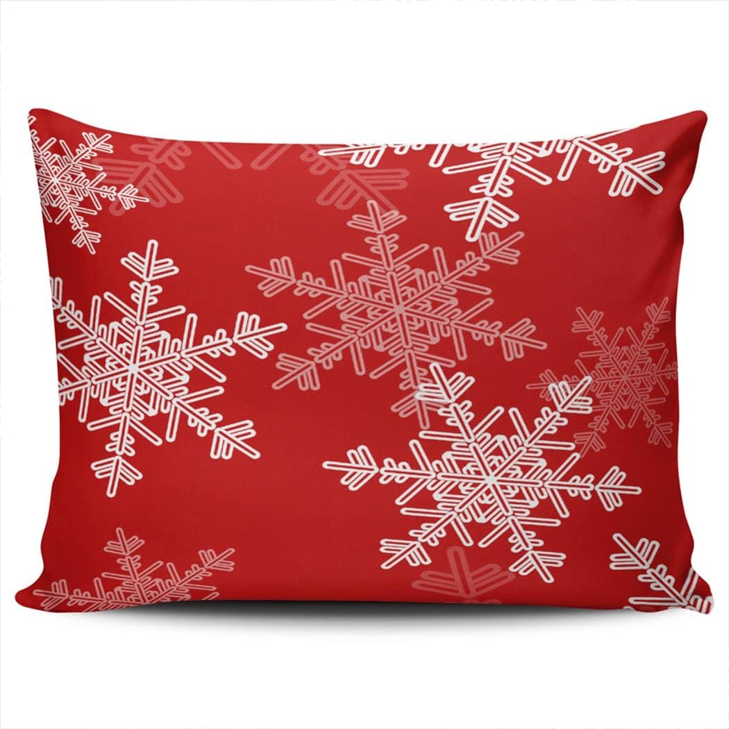 ONGING Pillowcases Decorative Girly Red and White Christmas