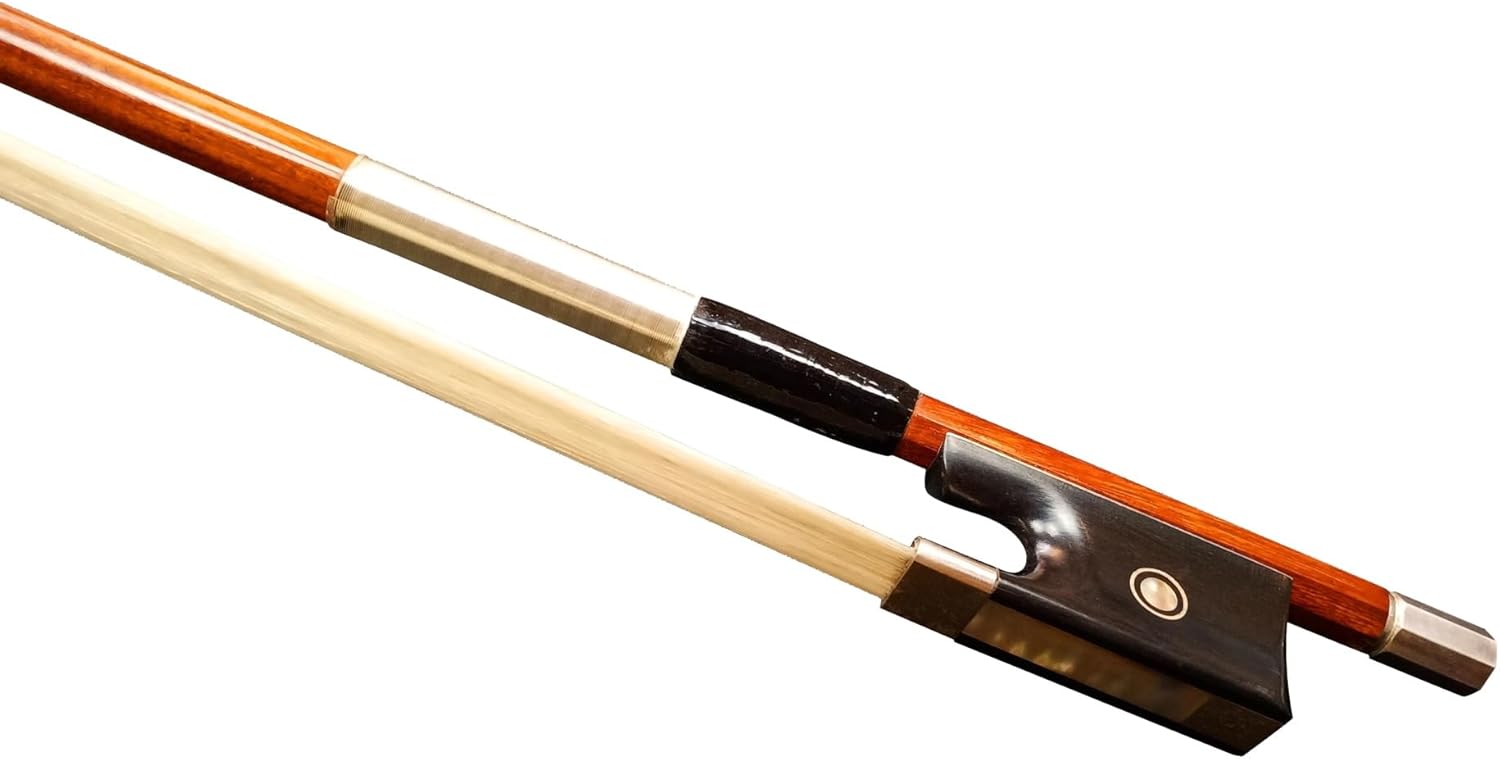 良弓バイオリン フェルナンブーコ 弓 44 装飾スクリュー 2 良弓