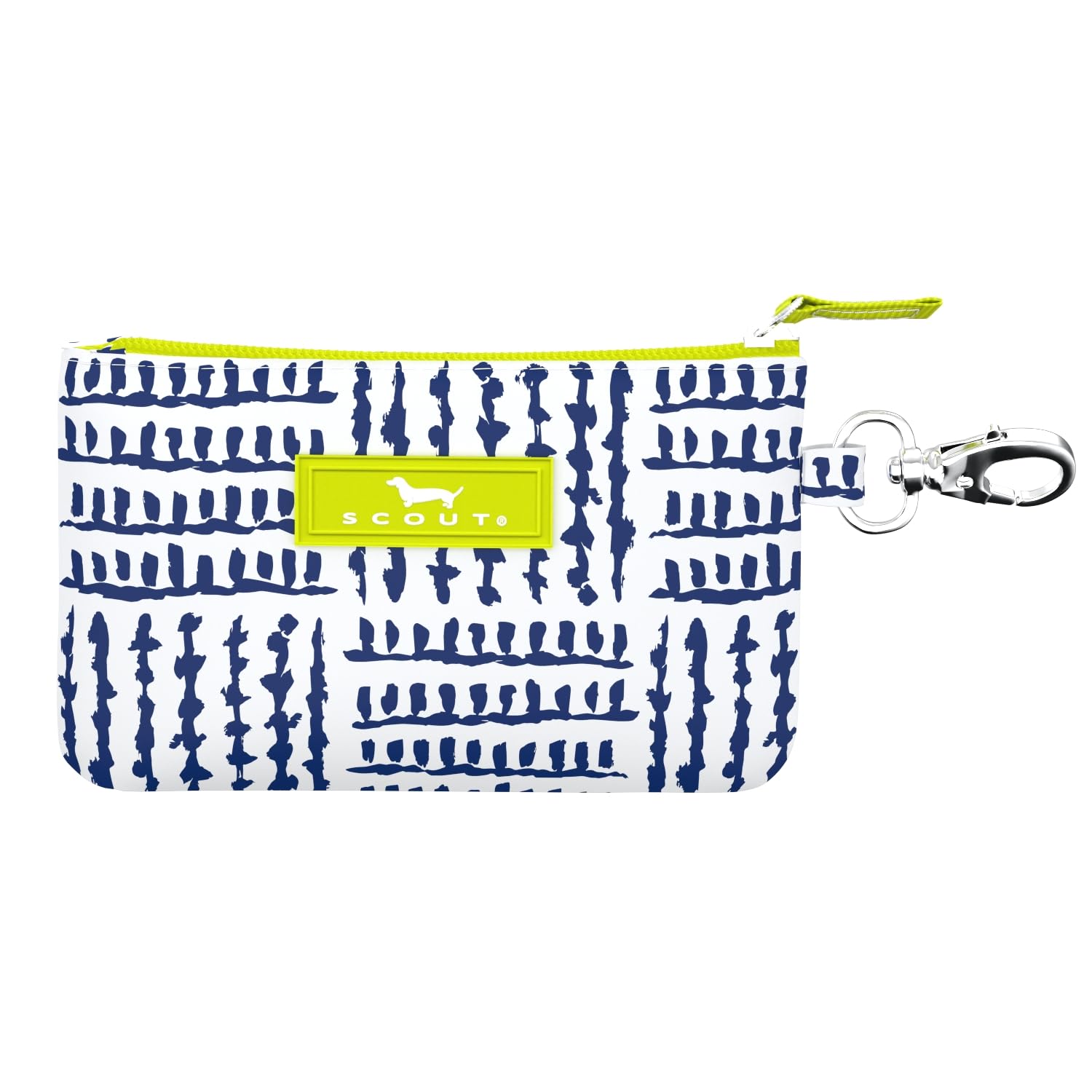 SCOUT IDKase Card Holder, ID Case for Women, Mini Keychain Wallet, Zip Closure