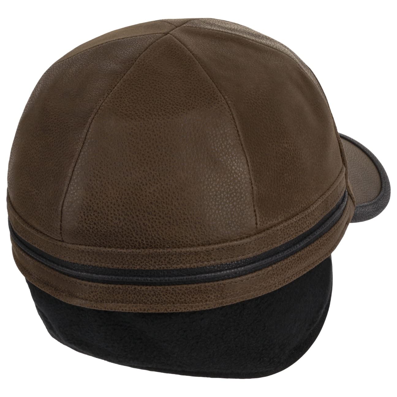 Stetson Byers Leather CapMężczyźni - czapka z daszkiem na zime ear flap cap baseball Zamknięte tyłu, daszkiem, nausznikami, podszewką Zima jesień-zima