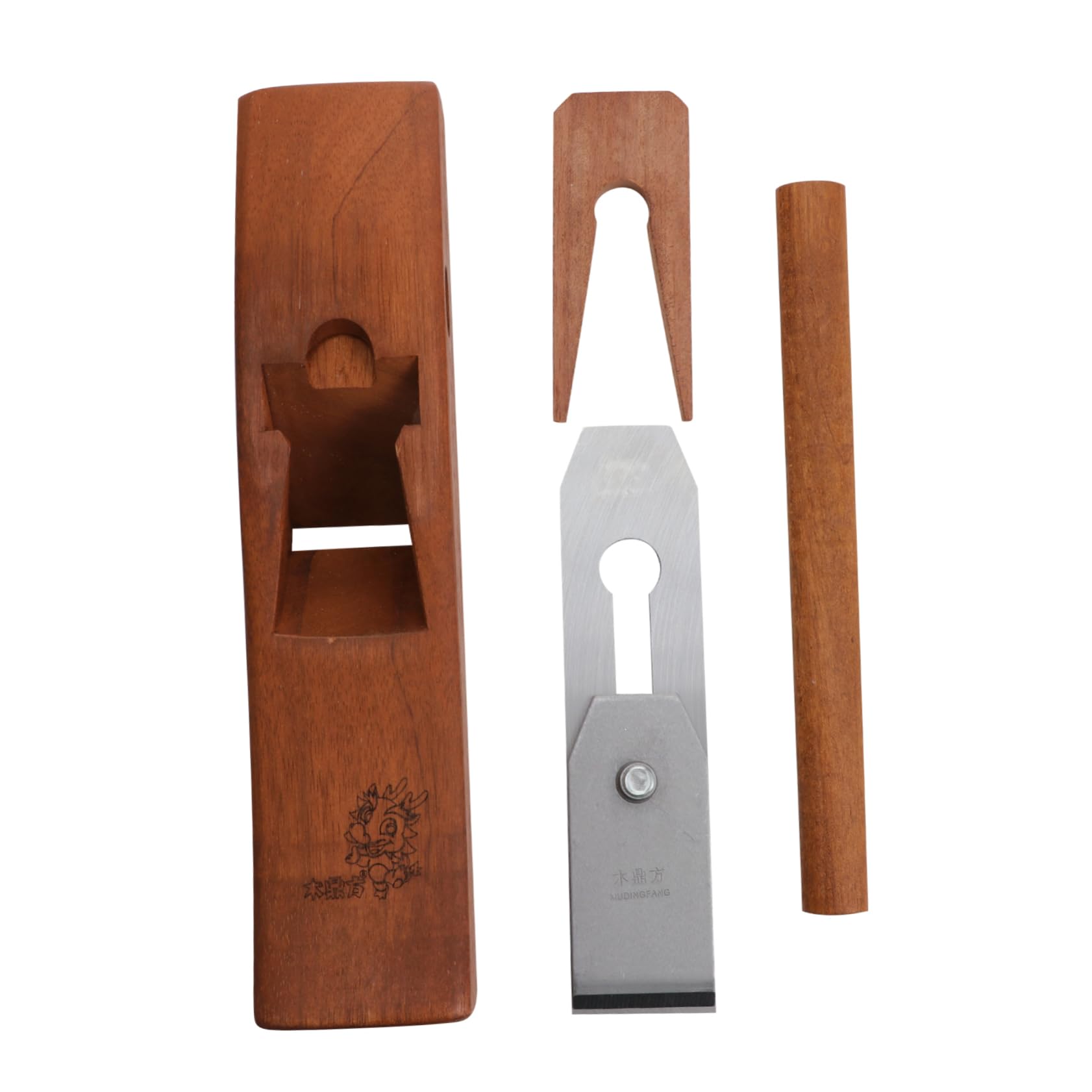 Pialla Manuale da Falegnameria in Legno e Metallo, Utensile | Lavorazione del Legno, Uso Semplice, Finitura Liscia, Adatta a Principianti e Carpentieri