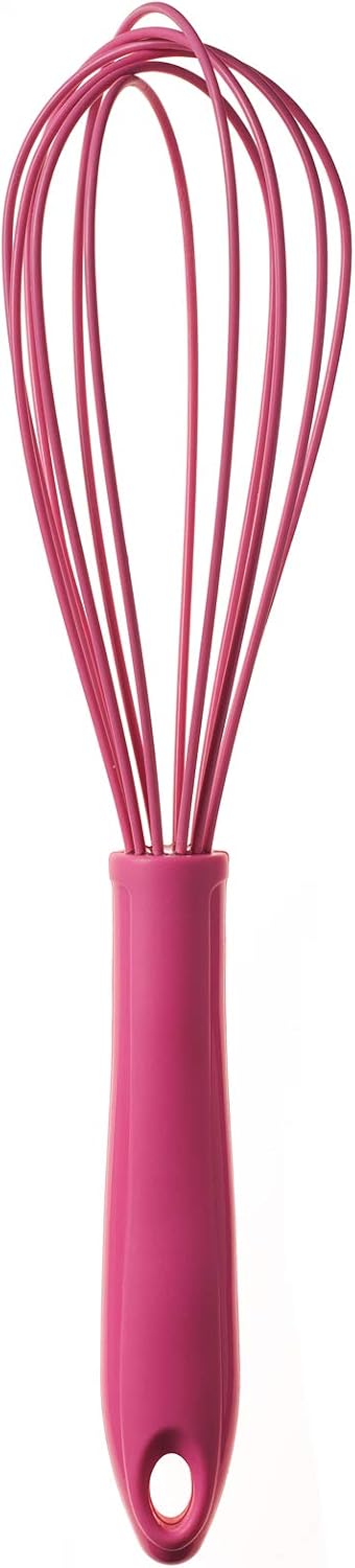 Trzepaczka duża 27 cm, różowa, edycja Kochblume Edition, silikon