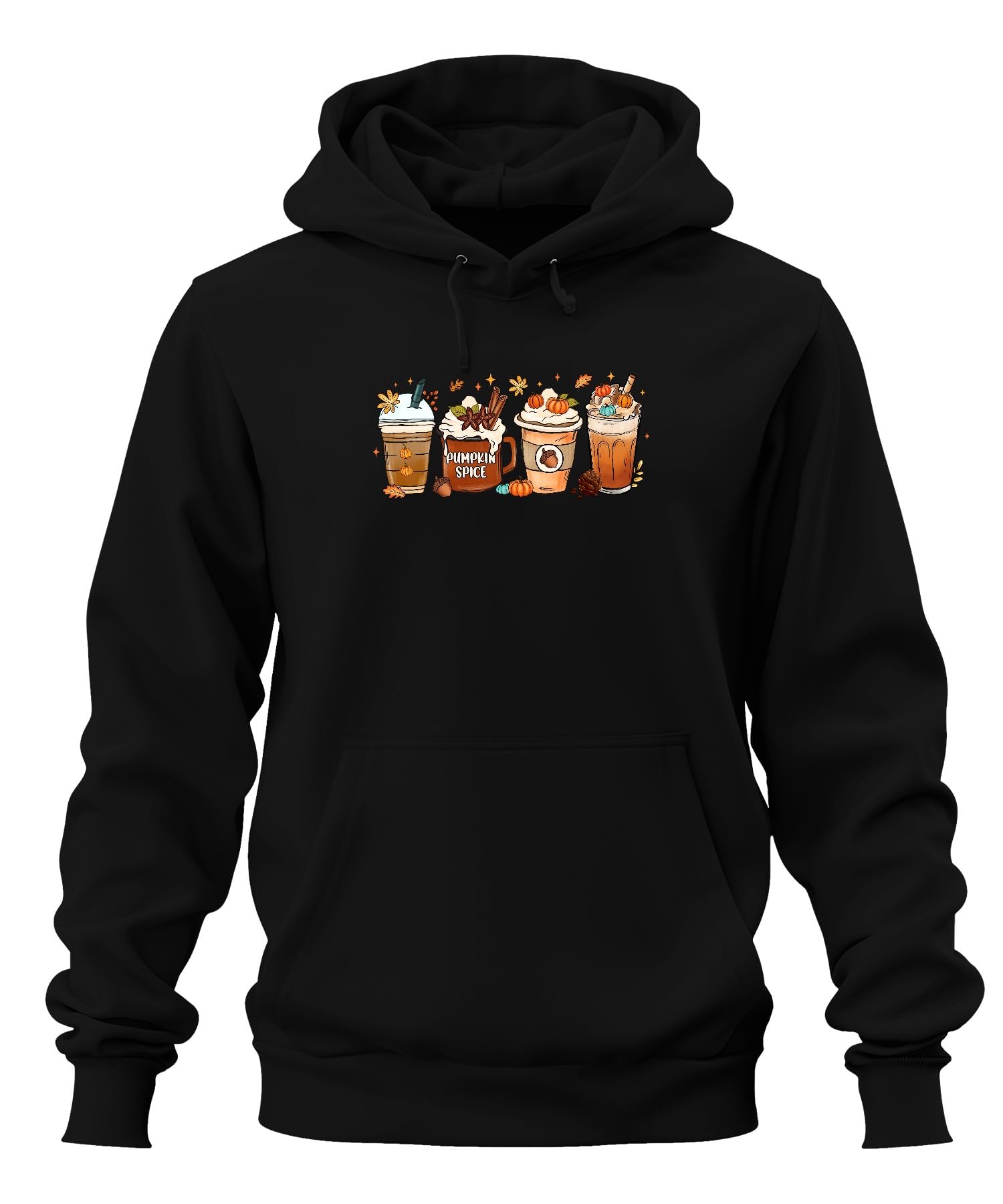 Pumpkin Spice Latte jesień kawa przyprawa do dyni laski cynamonowe unisex bluza z kapturem