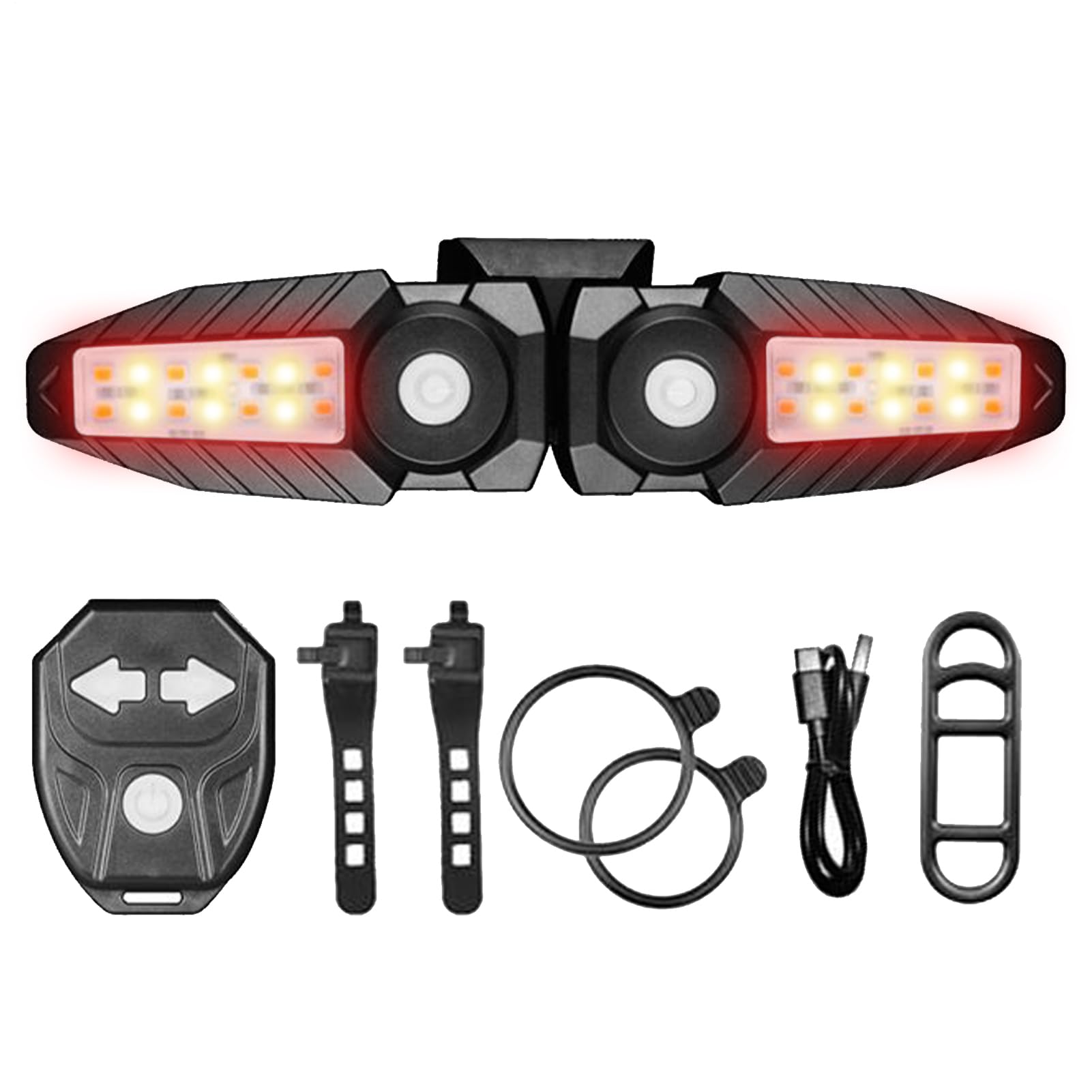 Luz Trasera Para Bicicleta Impermeable 5 Modos Recargable
