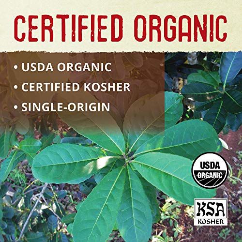 Ecoteas - Organic Unsmoked Yerba Mate Tea - Pure Loose Leaf Tea - 1Lb - Organic Detox Tea - Yerba Mate Loose Leaf - Hi Caf Tea - Energy Tea Loose Leaf #TOP3