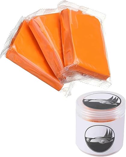 3PCS Clay Bar Coche,Limpieza Coche,Descontaminar Pintura Coches,Claybar Coches,Accesorios para Automóviles Detailing Cleaner Limpiador,Apto para Diversas Piezas de la Carrocería,Como Espejo