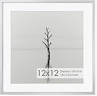 Vista 264 de Fun Memories Portarretratos de metal de 16 x 20 pulgadas con paspartú de 11 x 14 pulgadas, acabado de aluminio cepillado, parte delantera de vidrio