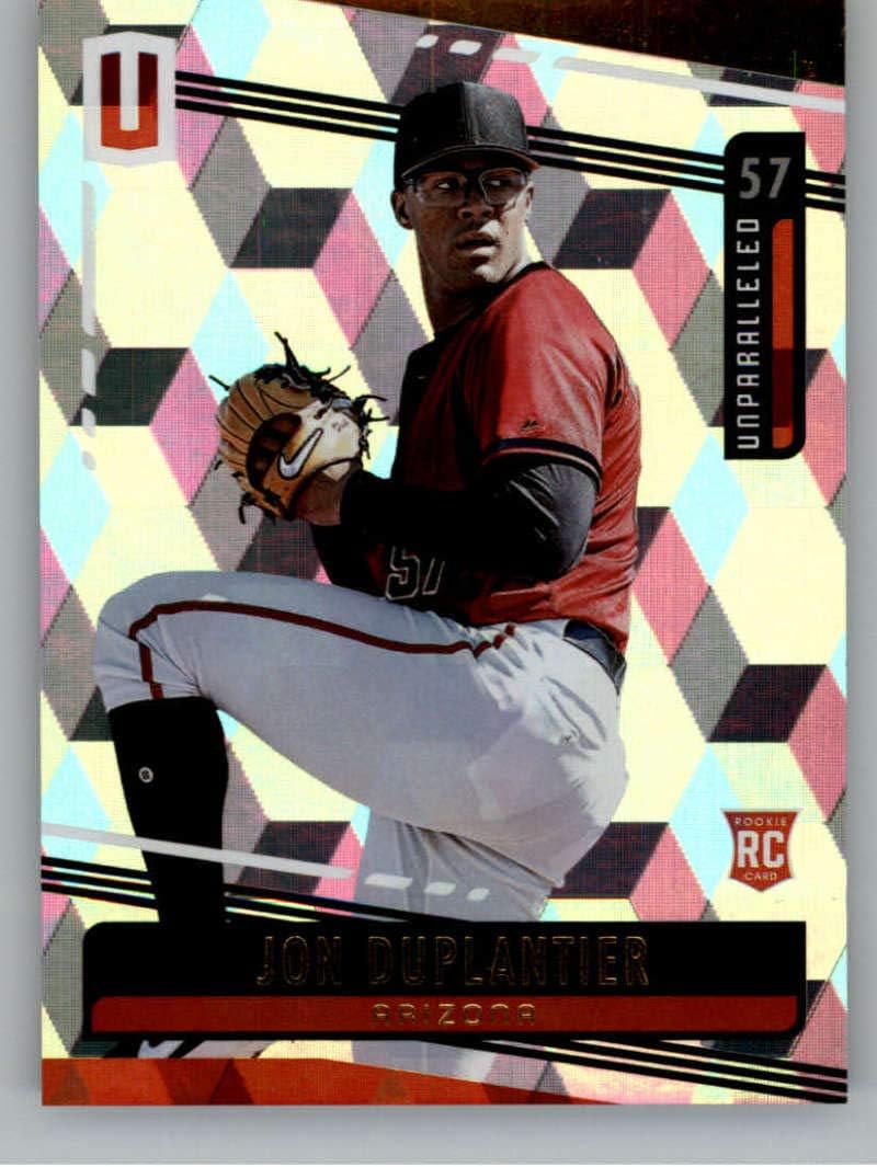 2019 Chronicles Unparalleled Squared Baseball #30 Jon Duplantier SER/25 Arizona Diamondbacks Official MLBPA Trading Card From Panini America