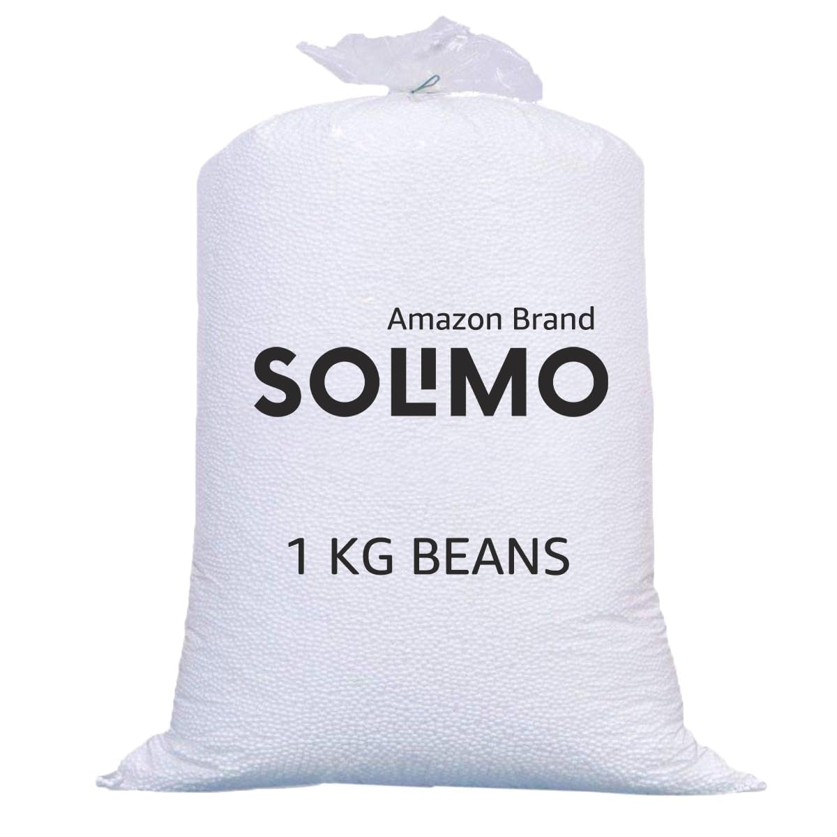 Amazon Brand - Solimo Bean Bag Refill Pack 1 KG | High Density Virgin Polystyrene Bean Bag Beans | Long Lasting Refill for Bean Bags, Bean Bag Chairs, Sofas, Pouffes & Cushions | White-image-31