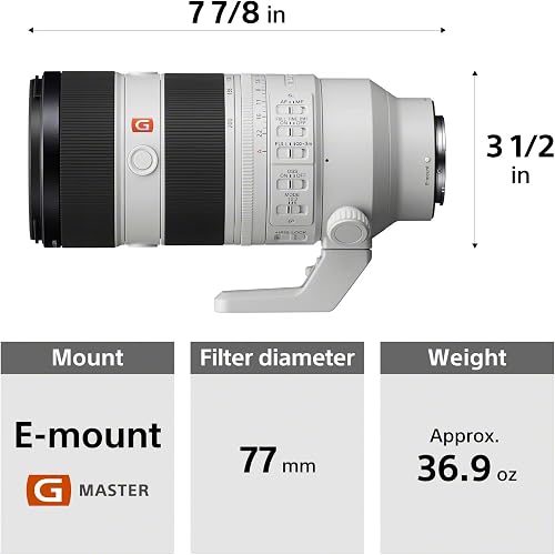 Sony FE 70-200mm F2.8 GM OSS II Full-Frame Constant-Aperture telephoto Zoom G Master Lens (SEL70200GM2) - 3