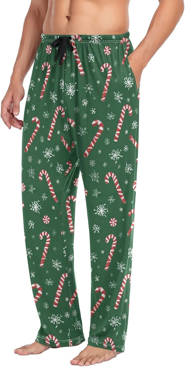 Aslsiy Men's Pajama Bottoms Soft Mens Pajama Pants PJ Lounge Pants - Image 3