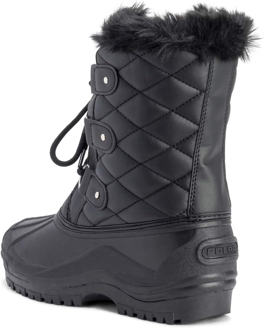 POLAR Womens Mid Calf Mountain Walking Tactical Waterproof Boots - Image 5