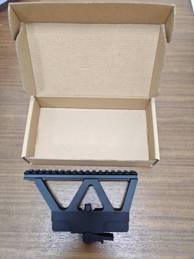 Side Scope Mount - Quick Detach Scope Mount Side Picatinny Rail Mount for Red Dot Optic Scope