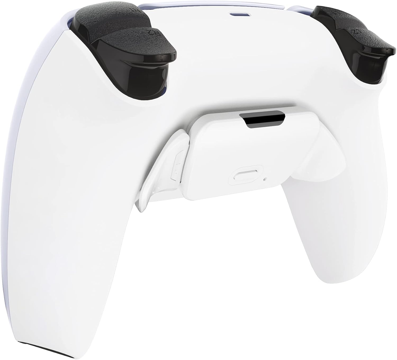 eXtremeRate White Back Paddles Programable Rise 2.0 Remap Kit for PS5 Controller BDM-010 020 Models, Upgrade Board & Redesigned Back Shell & Back Buttons Set for PS5 Controller