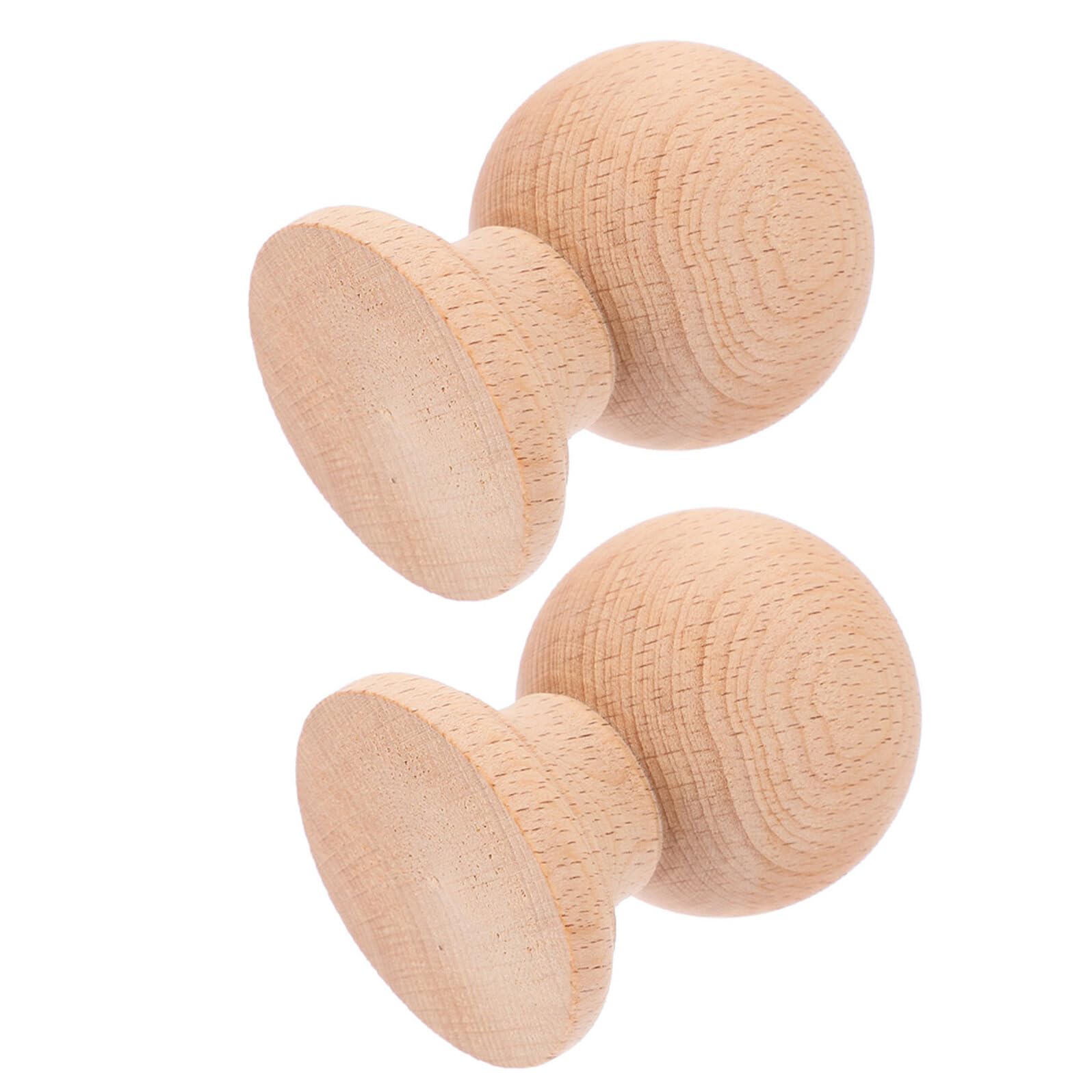 Balaustres y postes de cama remates de madera pack de 2 piezas decorativas 8