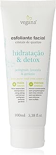 Vegana Esfoliante Facial Hidratacao E Detox 100ml, VEGANA