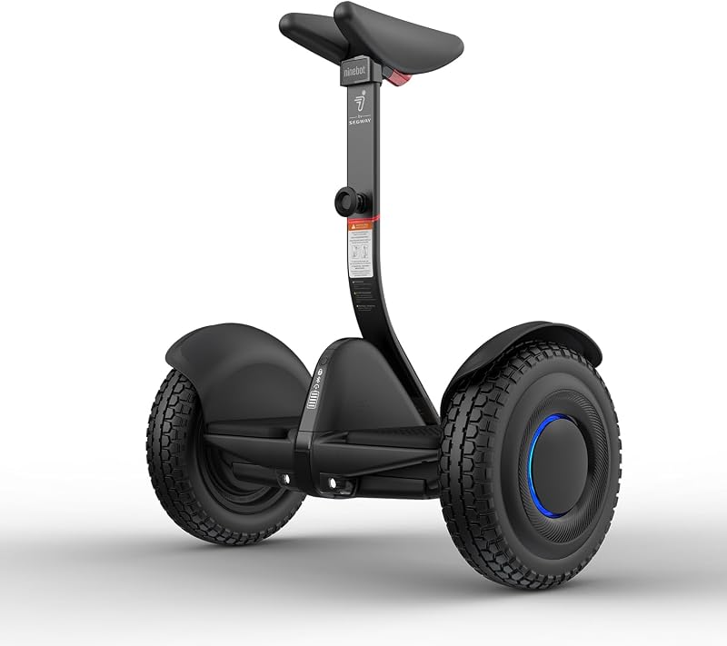 Segway Ninebot S2 Scooter eléctrico autoequilibrado, velocidad máxima de 11,2 mph, alcance de 21,7 millas con altura ajustable, aerotabla con certificación UL-2271 2272