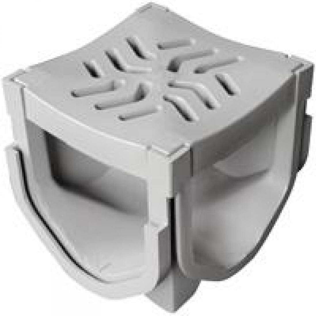 Source 1 Drainage Quad Connector Channel Drain Accessory