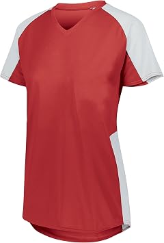 Augusta Sportswear Womens Cutter Softball Jersey | Lightweight V-Neck Softball Jersey
