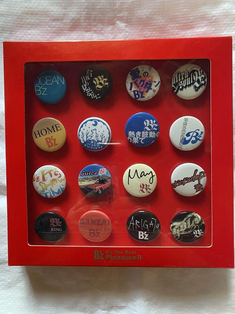 Amazon | B'z 缶バッチセット | バッジ | おもちゃ