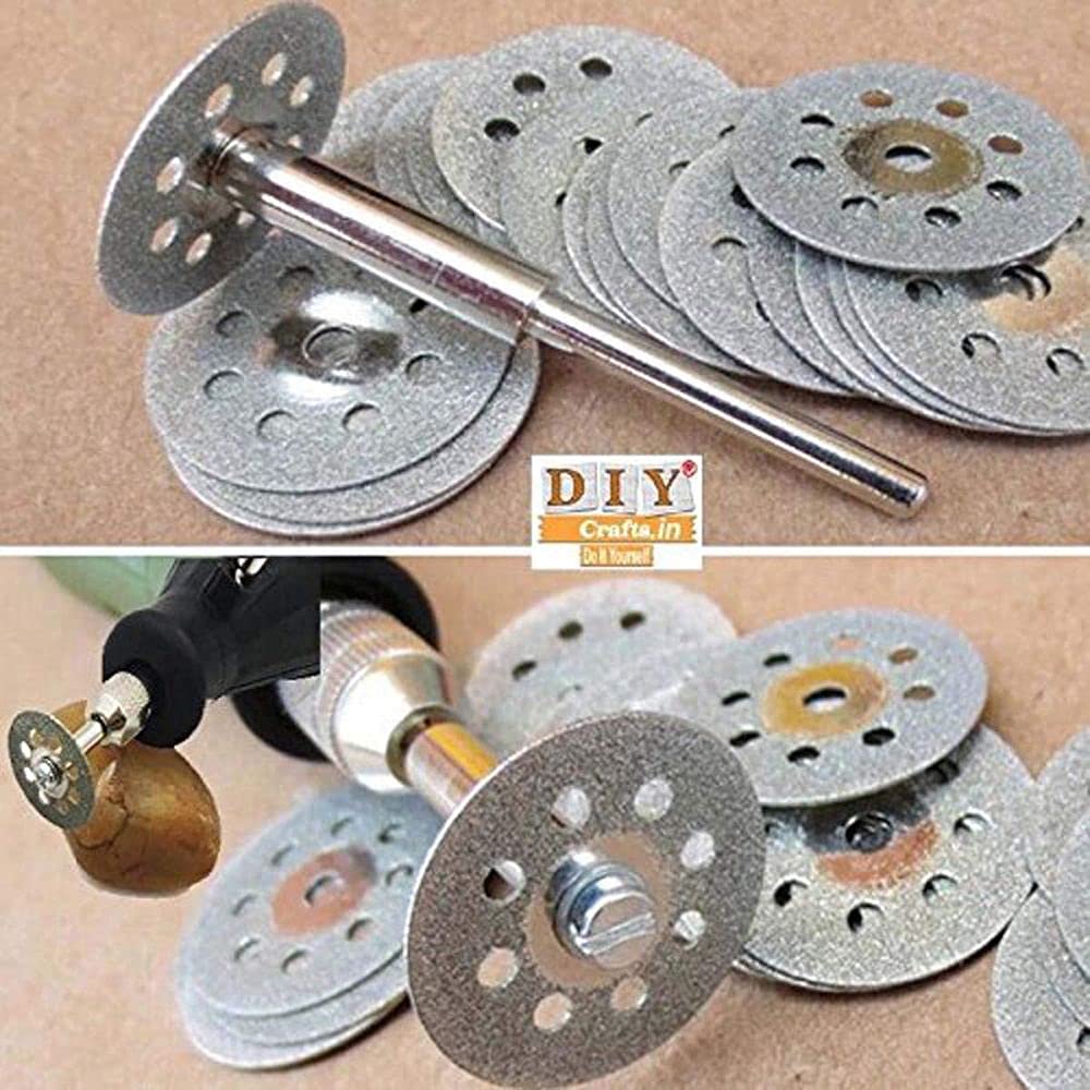Diy Crafts 10228 7081 Rotary Tools Circular Saw Blades Cutting Wheel Discs Mandrel Cut Off, Multicolor, 5 Piece 4