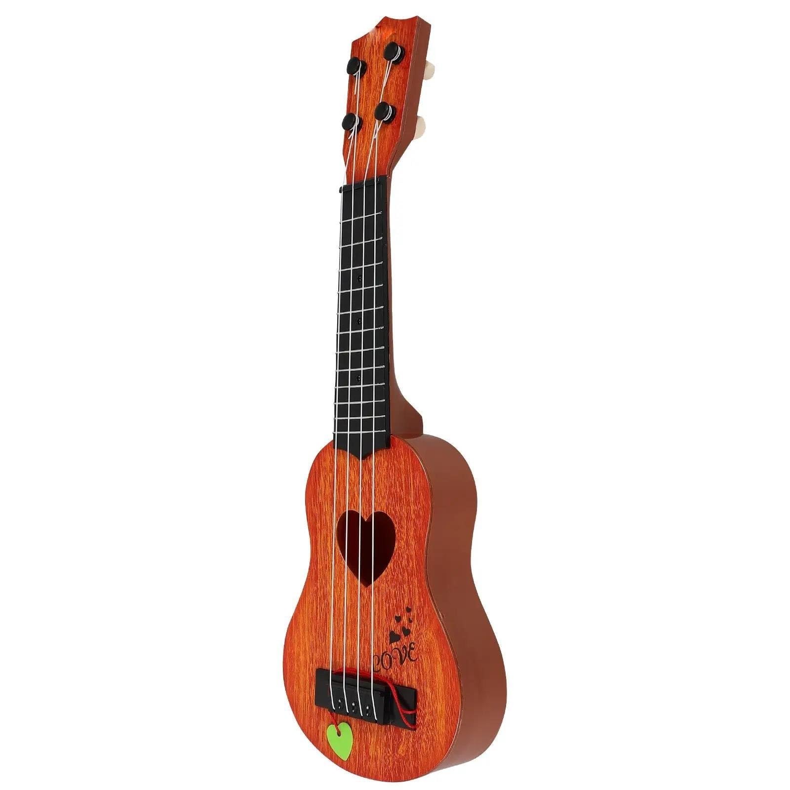 Ukulele Mini Ukulele Corde 44 Cm Strumento Musicale Colore Kaki(Khaki)