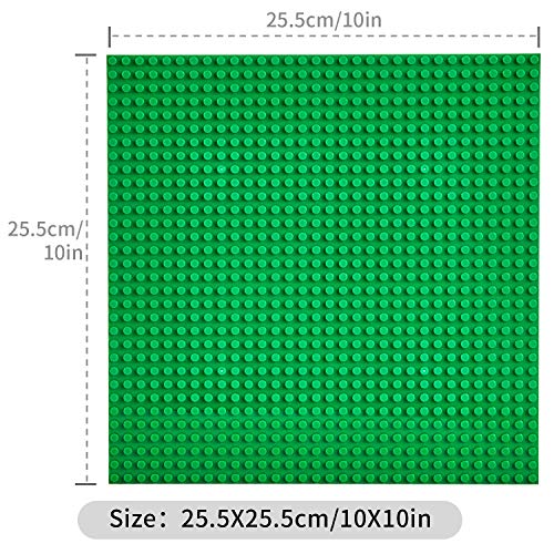 WYSWYG Grundplatten-Set,25*25cm,6 Stück Bausteine Grundplatte, Klassisch Quadrat Einseitig Blau Flache Straße Tafel… – Bild 7