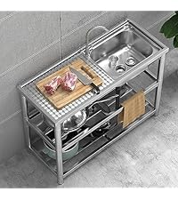 ガーデンシンク　収納棚付き　水道設備　蛇口　流し台　ワイド　シルバー 楽天市場】【21日迄】最大20倍 【囲い付きで便利】屋外 流し台