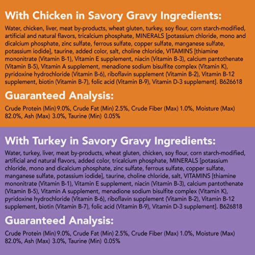 Purina Friskies Gravy Wet Cat Food Variety Pack, Extra Gravy Chunky - (24) 5.5 oz. Cans - Image 7