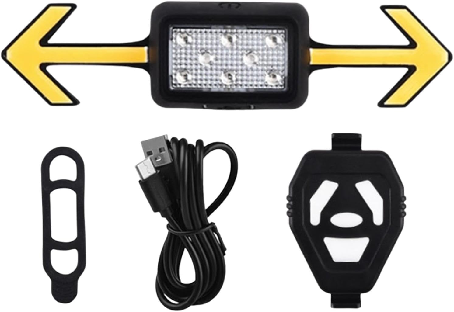 Buy MATELCO Bicycle Turn Signals Rechargeable Light Remote Control Bicycle Turn Signal