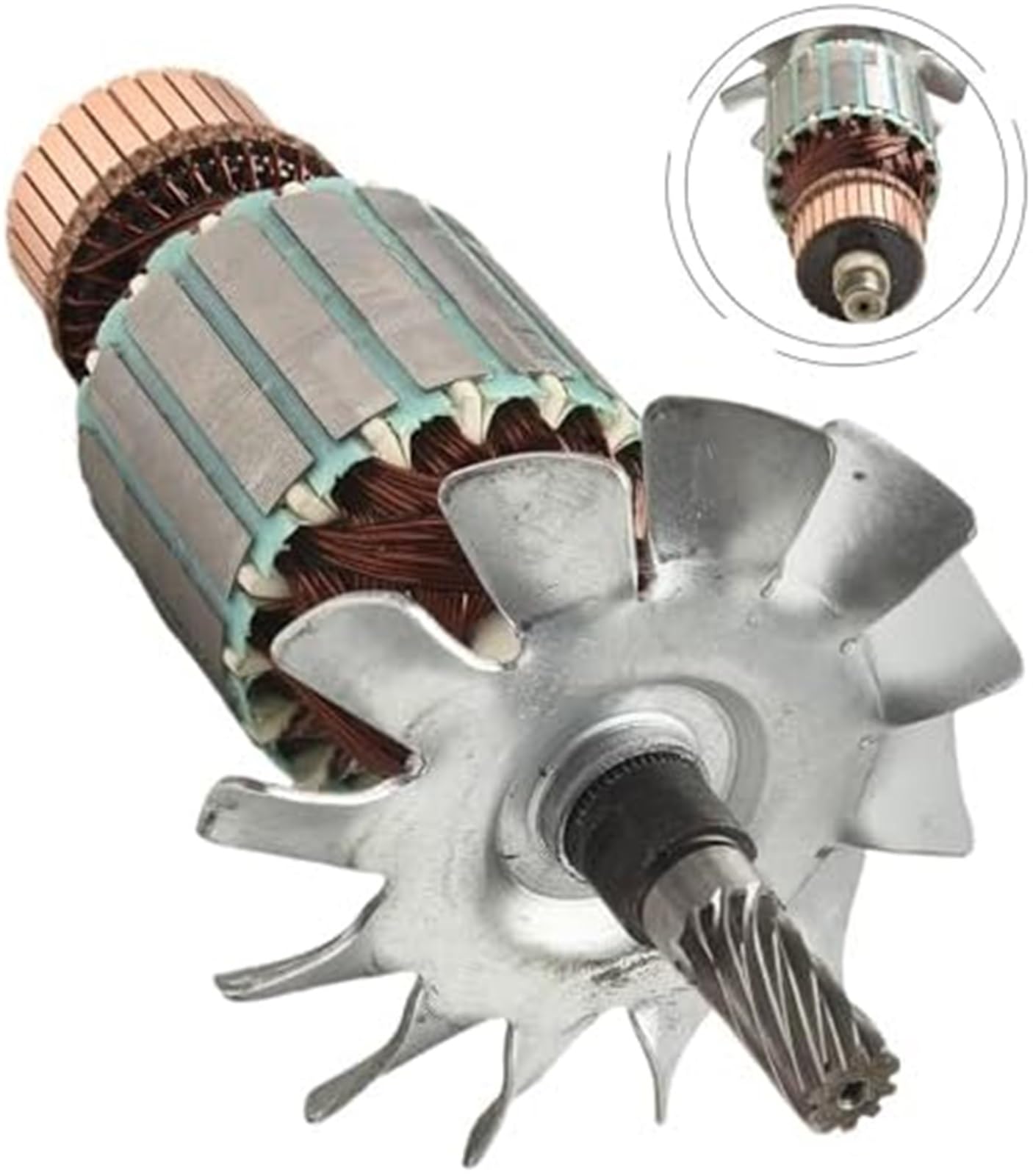 Kotwica wirnika kompatybilna z KGS254M 310011490 Akcesorium do elektronarzędzi Metalowa część zamienna, do wyposażenia warsztatowego Kotwica wirnika ogrodowego