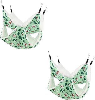 Abaodam 2 Pçs Hamster Beliche Cama De Gato Bonito Cama Pequena Cama De Calor Animais De Estimação Cama De Coelho Pequena Rede De Animais De Estimação Cama De Rede Cama De Rede De Camada