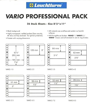 25 Lighthouse Vario 1C Pages - Professional Pack