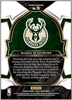 Vista 2 de MARJON BEAUCHAMP RC 2022-23 Panini Select Blue #75 ROOKIE NM+-MT+ NBA Basketball Bucks Concourse